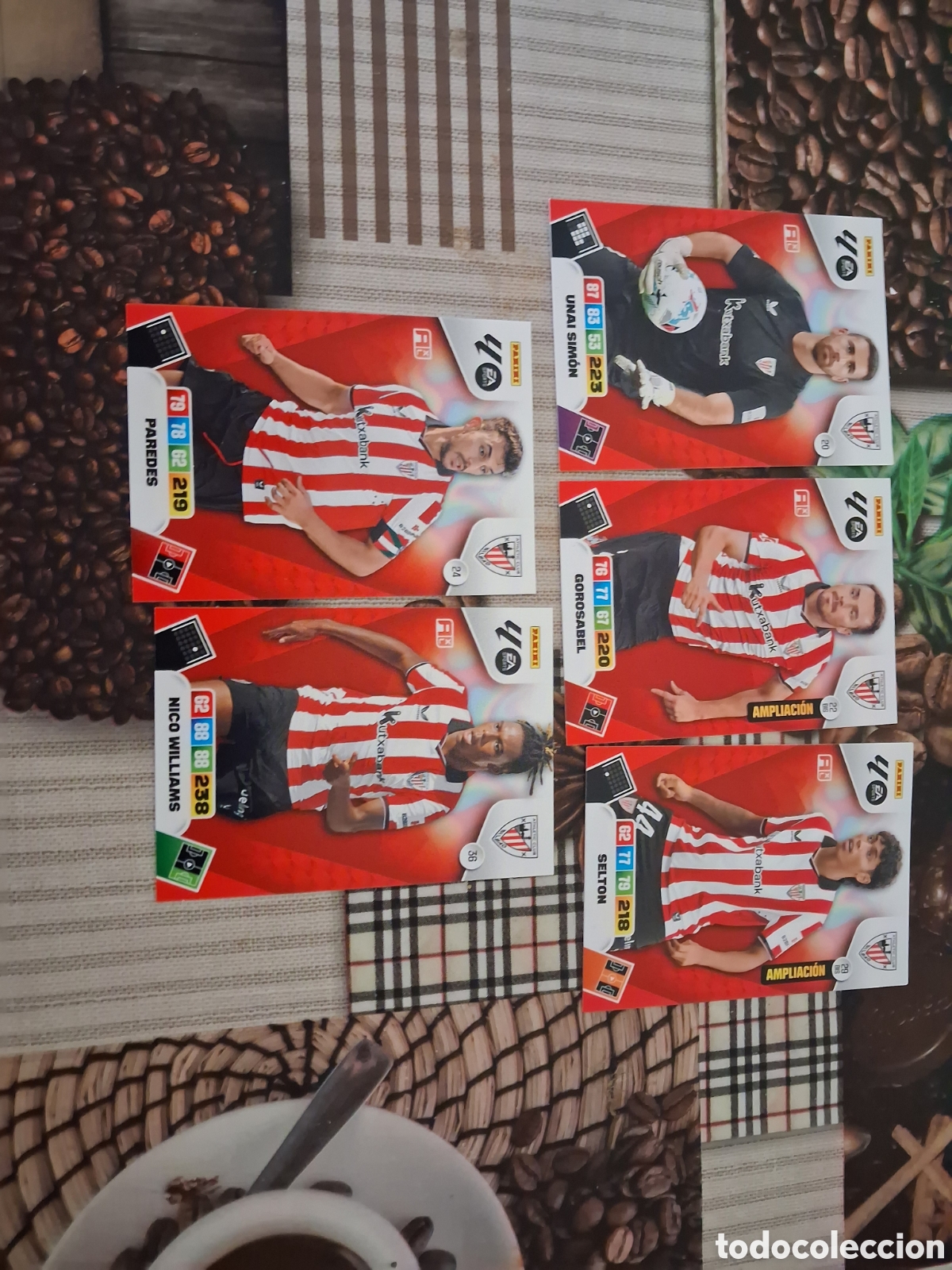 Cromos de Futebol: Adrenalyn 25 26 lote de 5 cartas del ath de Bilbao diferentes ver fotos