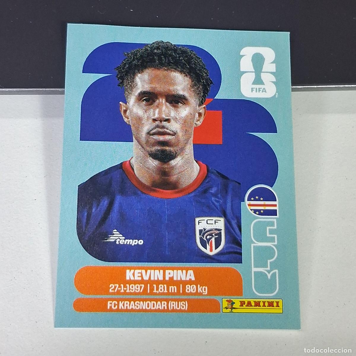 Cromos de F&uacute;tbol: A27 CPV10 KEVIN PINA 10 CPV CABO VERDE CAPE MUNDIAL FIFA WORLD CUP 2026 STICKER PANINI