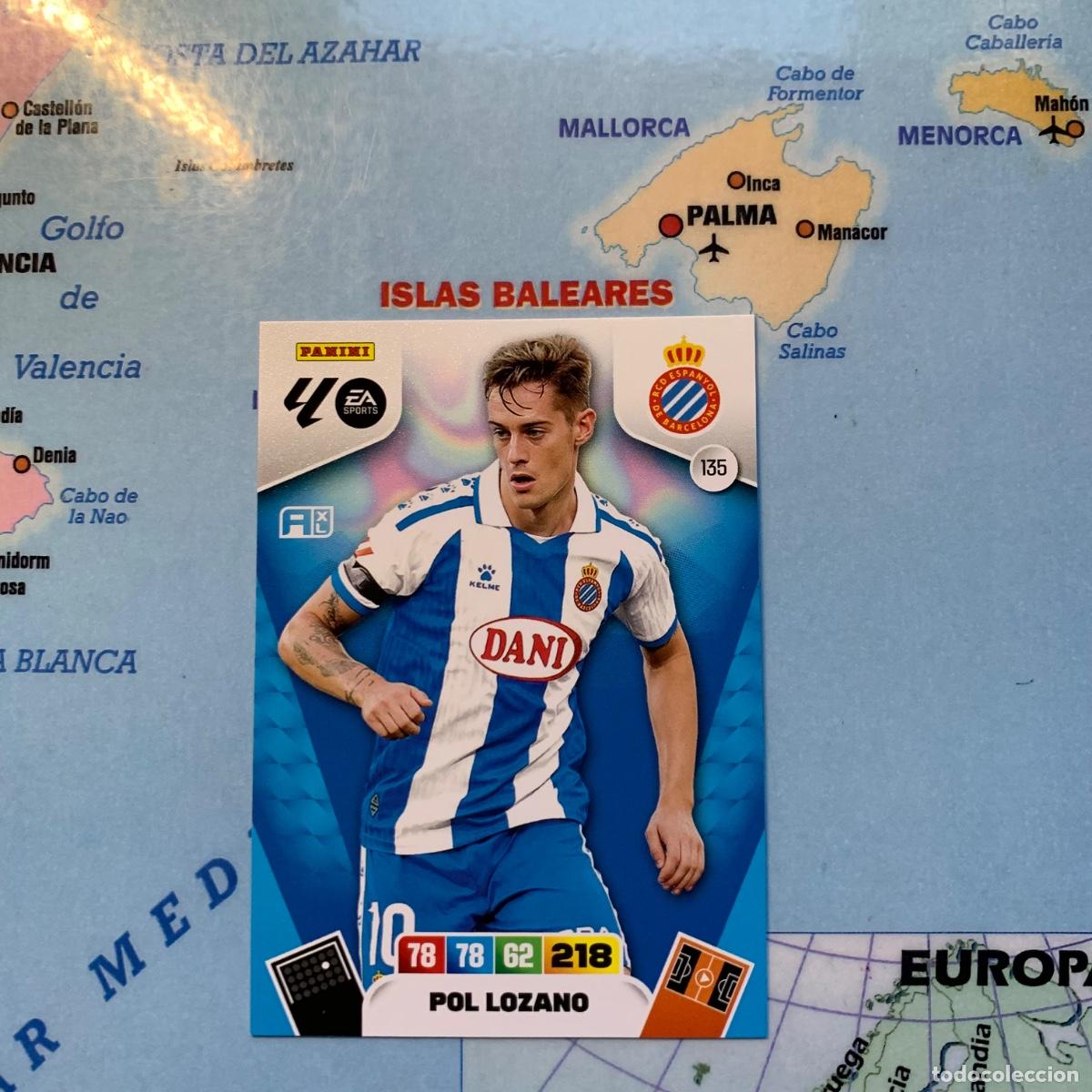 Figurine di Calcio: Por lozano n&uacute;mero 135 del Espa&ntilde;ol cromo adrenalyn XL 25-26 2025-2026