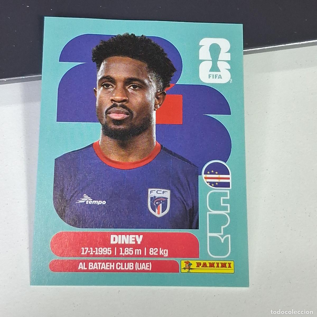Cromos de F&uacute;tbol: A27 CPV5 DINEY 5 CPV CABO VERDE CAPE MUNDIAL FIFA WORLD CUP 2026 STICKER PANINI