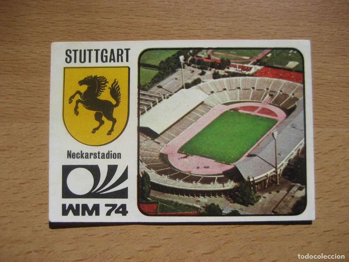 Cromos de F&uacute;tbol: MUNICH 74 - N&ordm; 75 STUTTGART, NECKARSTADION - ESTADIO / PANINI - CAMPEONATO MUNDIAL DE FUTBOL 1974