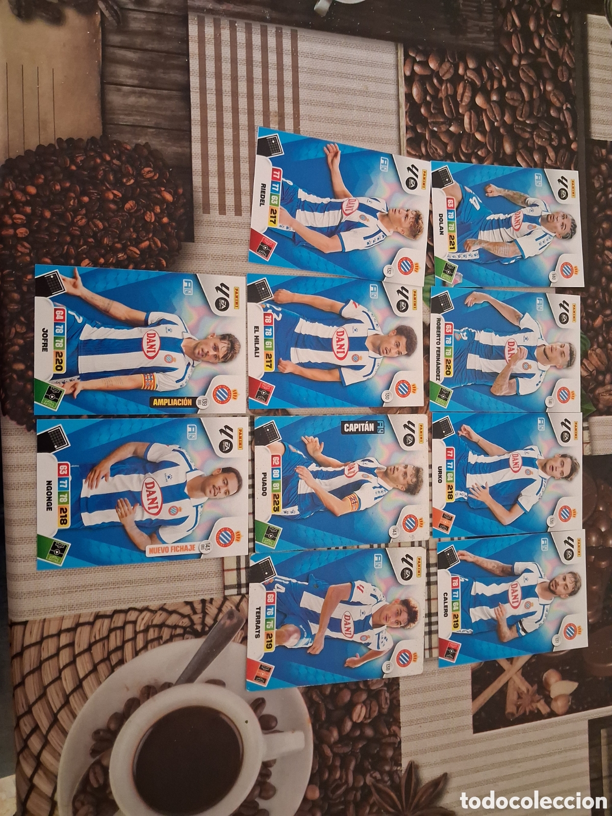 Fu&szlig;ball-Sticker: Adrenalyn 25 26 lote de 10 cartas del espa&ntilde;ol diferentes ver fotos
