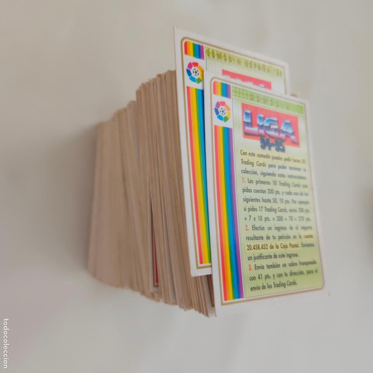 Cromos de F&uacute;tbol: Fichas liga 94/95 mundi cromo con 363 cartas