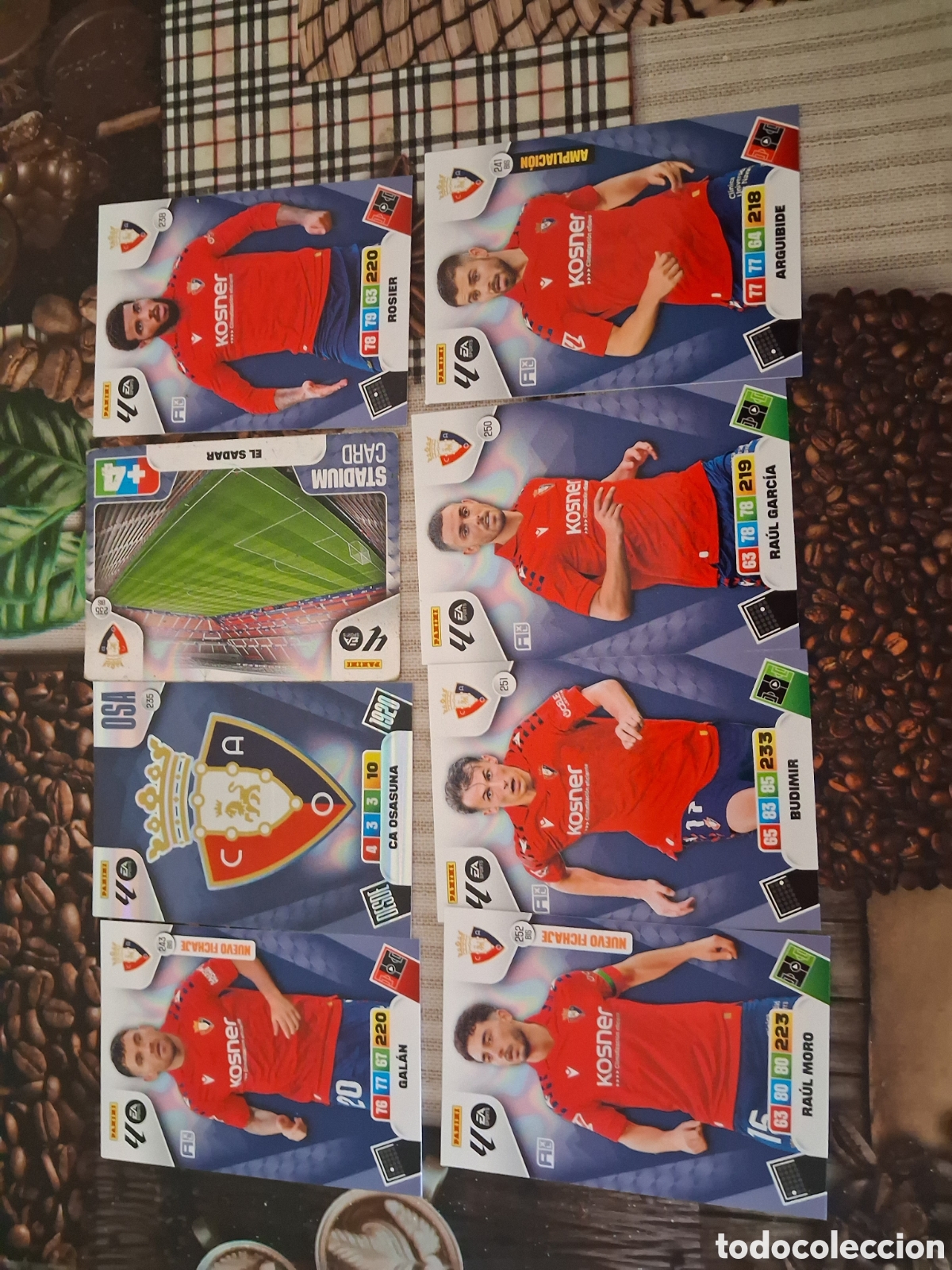 Figurine di Calcio: Adrenalyn 25 26 lote de 8 cartas del osasuna diferentes ver fotos