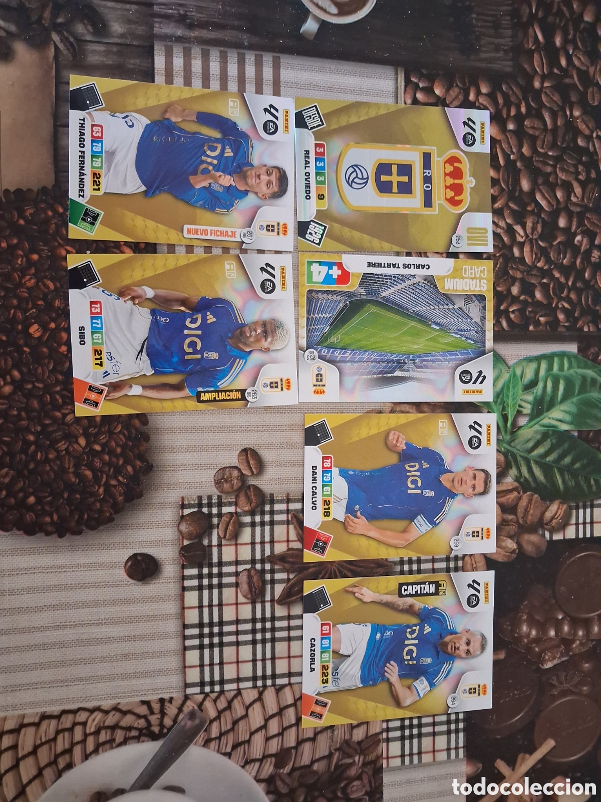 Cromos de Futebol: Adrenalyn 25 26 lote de 5 cartas del Oviedo diferentes ver fotos