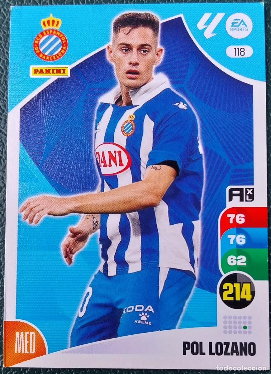 Cromos de F&uacute;tbol: 118 POL LOZANO RCD ESPANYOL FICHAS ALBUM ADRENALYN XL 2024 2025 24 25