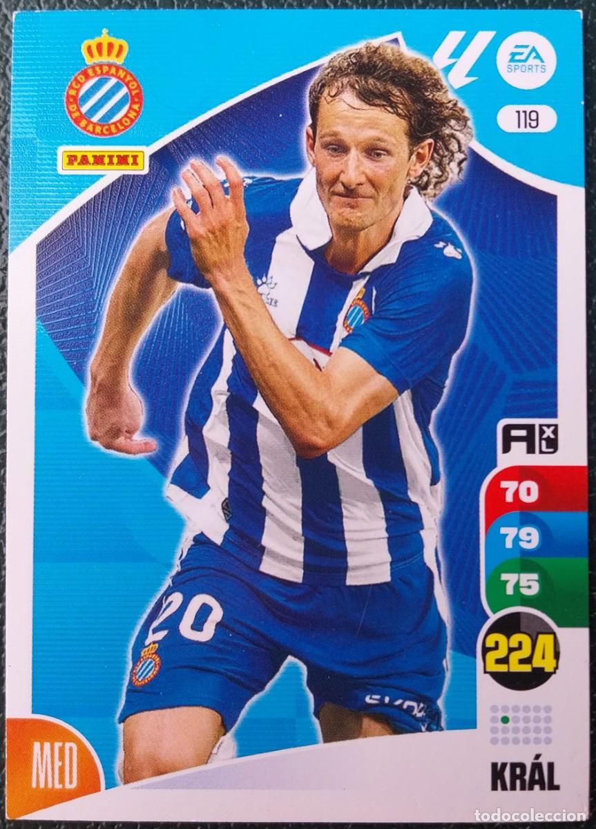 Cromos de F&uacute;tbol: 119 KRAL RCD ESPANYOL FICHAS ALBUM ADRENALYN XL 2024 2025 24 25