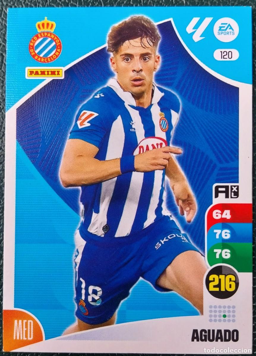 Cromos de F&uacute;tbol: 120 AGUADO RCD ESPANYOL FICHAS ALBUM ADRENALYN XL 2024 2025 24 25