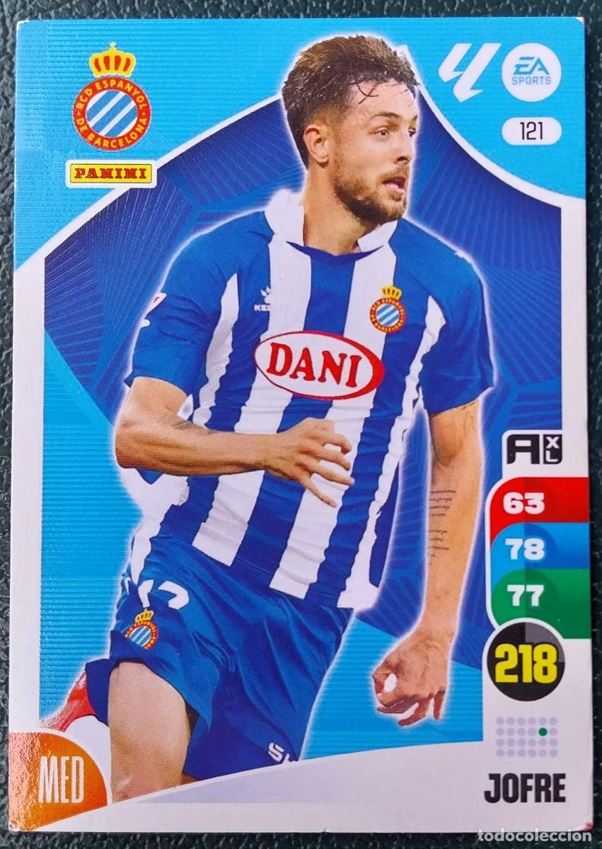 Cromos de F&uacute;tbol: 121 JOFRE RCD ESPANYOL FICHAS ALBUM ADRENALYN XL 2024 2025 24 25