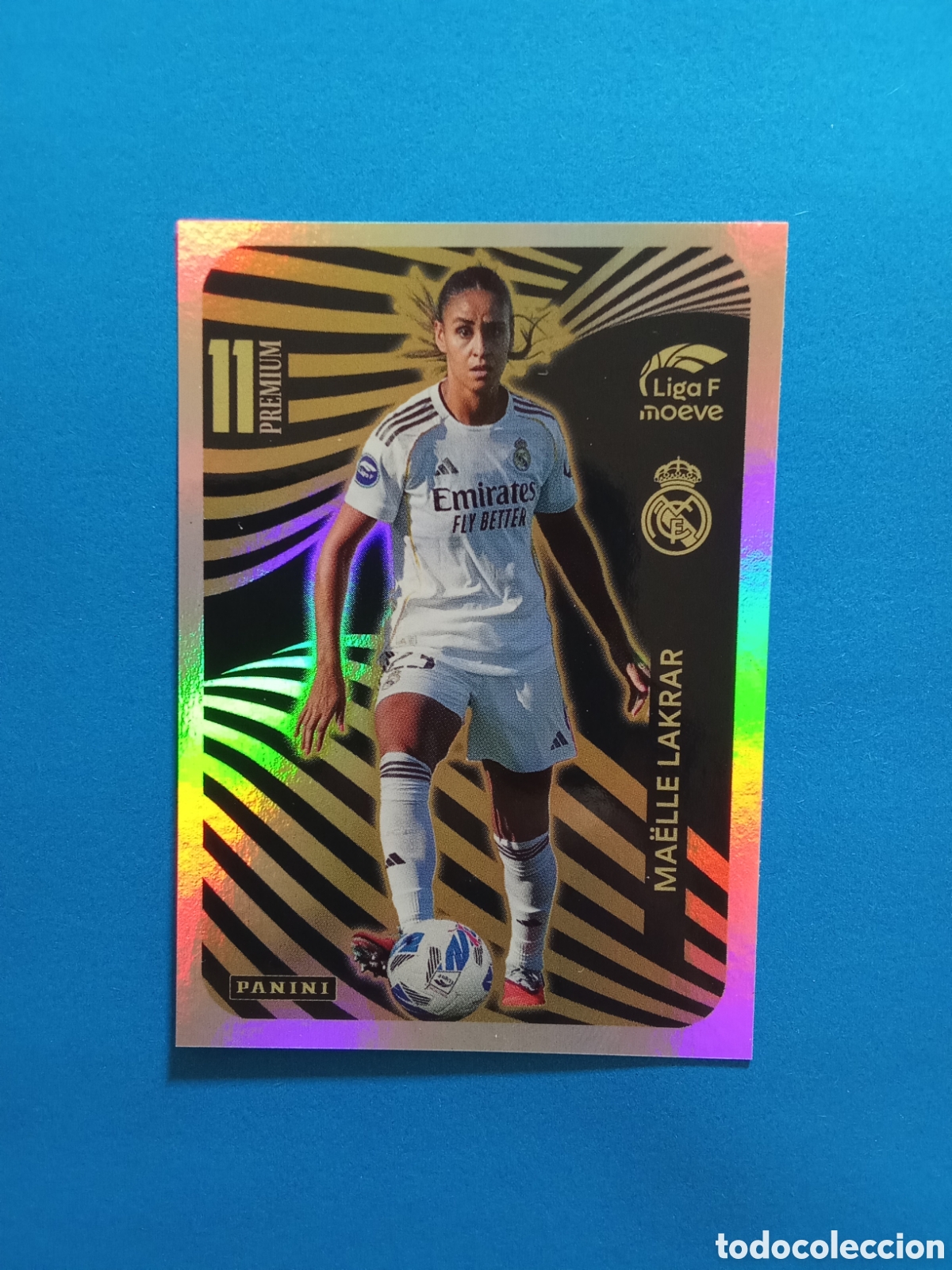 Cromos de Futebol: CROMO PREMIUM MAELLE LAKRAR REAL MADRID LIGA F 25-26