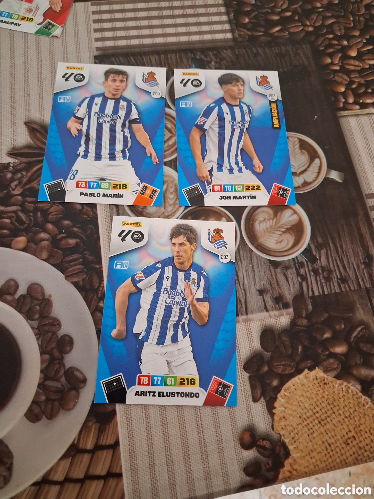 Cromos de Futebol: Adrenalyn 25 26 lote de 3 cartas de la Real sociedad diferentes ver fotos