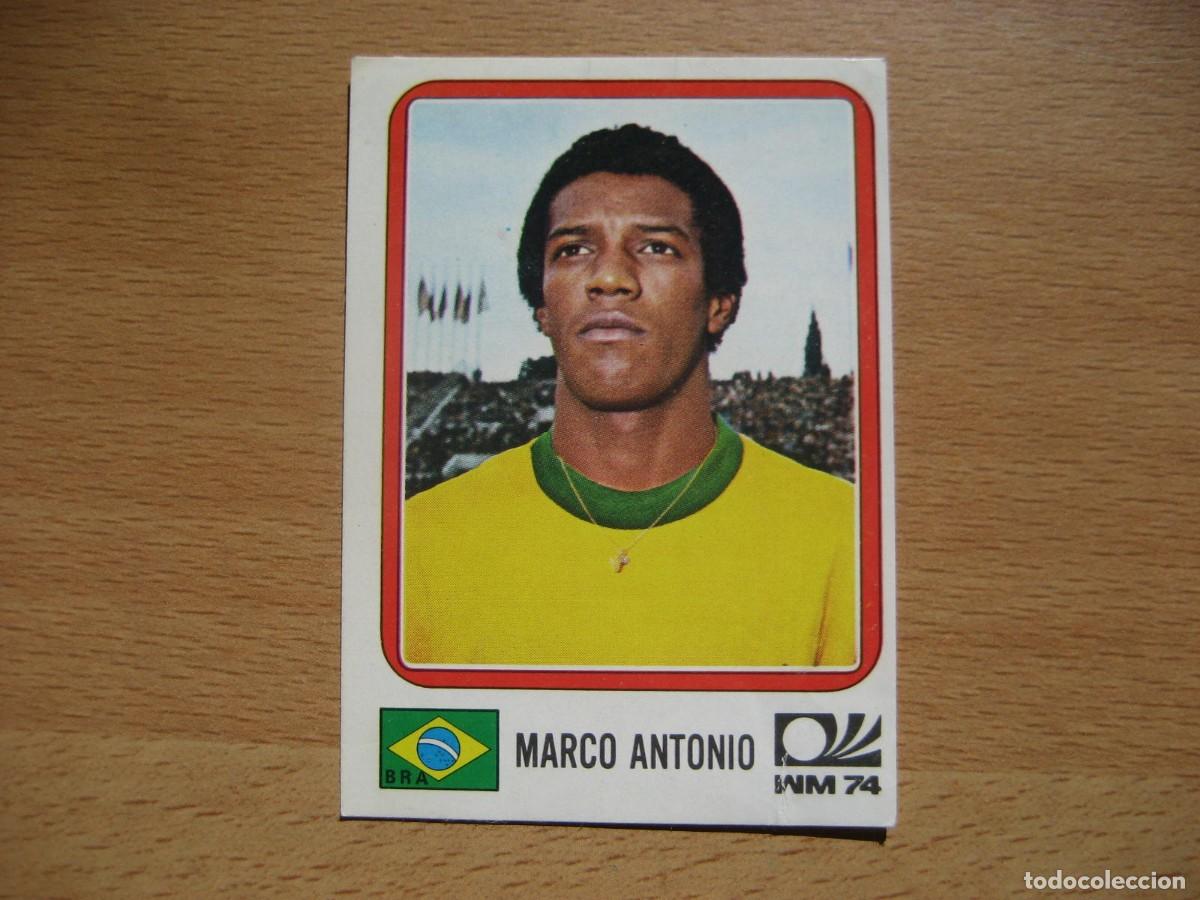 Fu&szlig;ball-Sticker: MUNICH 74 - N&ordm; 156 MARCO ANTONIO - BRASIL - PANINI - CAMPEONATO MUNDIAL DE FUTBOL 1974
