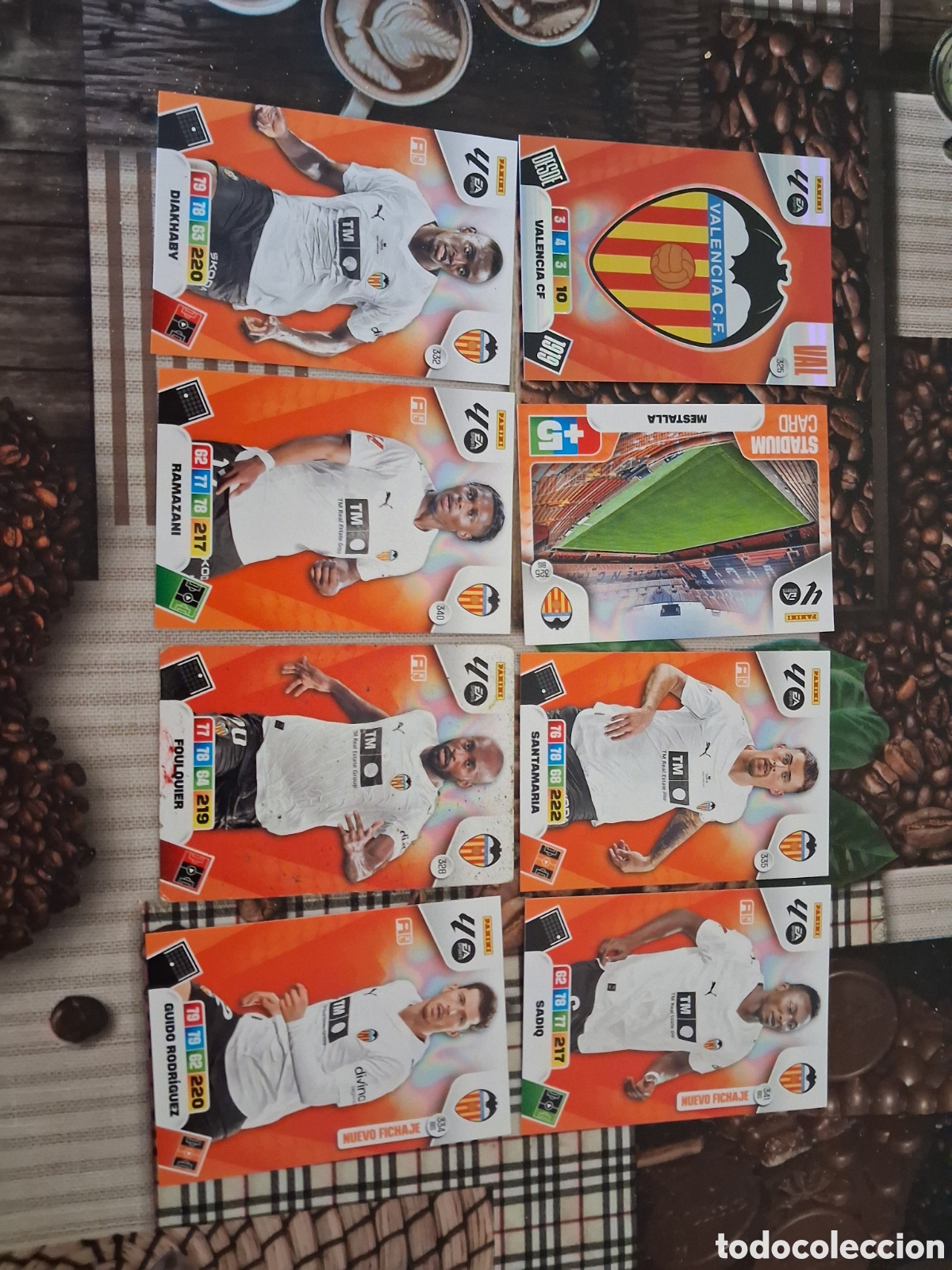 Cromos de Futebol: adrenalyn 25 26 lote de 8 cartas del Valencia diferentes ver fotos