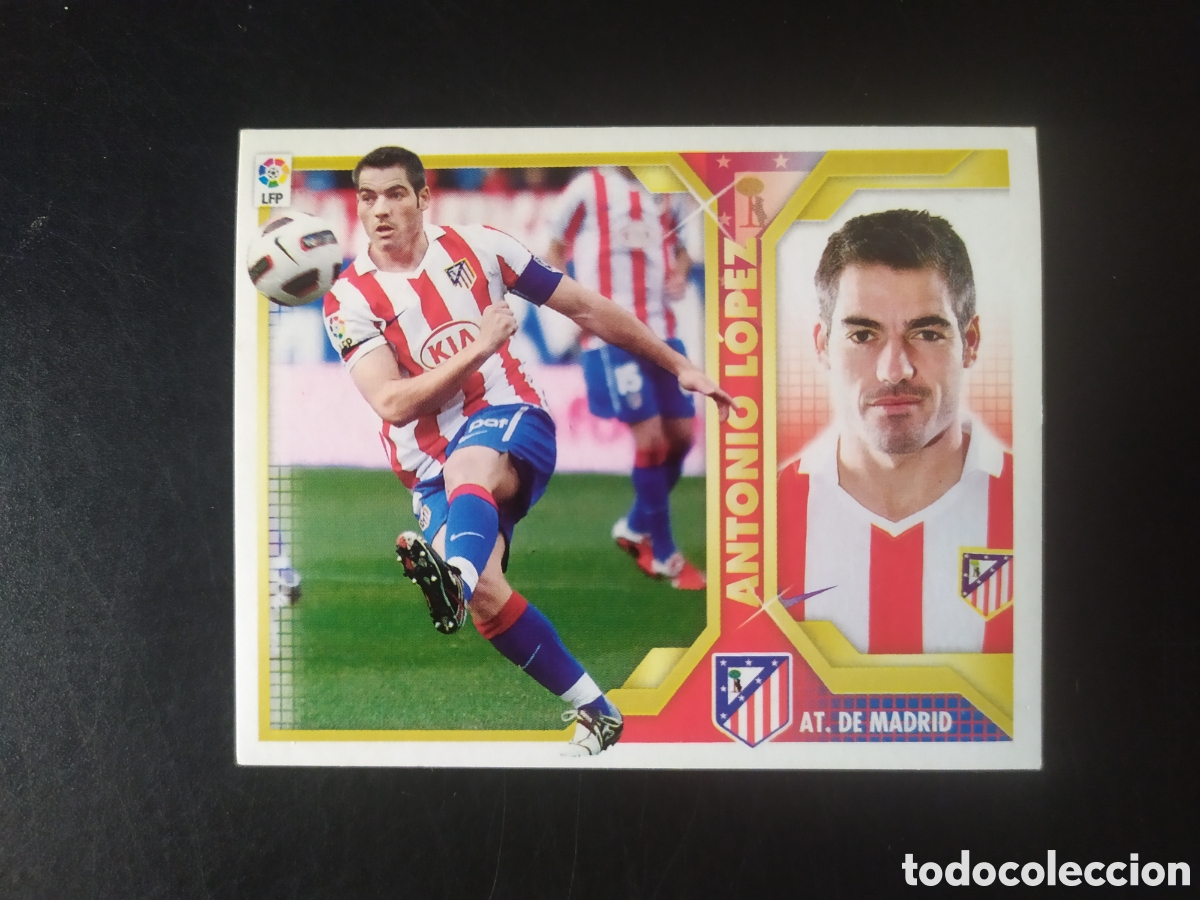 Cromos de Futebol: Liga este 2011 2012 11 12 panini Antonio L&oacute;pez n&deg; 7 Atl&eacute;tico Madrid