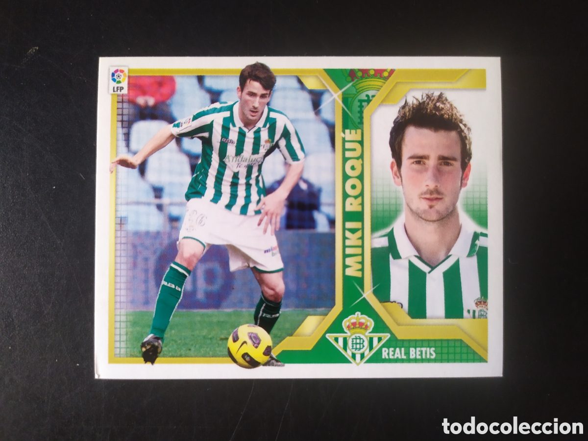Cromos de F&uacute;tbol: Liga este 2011 2012 11 12 panini Miki Roqu&eacute; n&deg; 5 B Real Betis