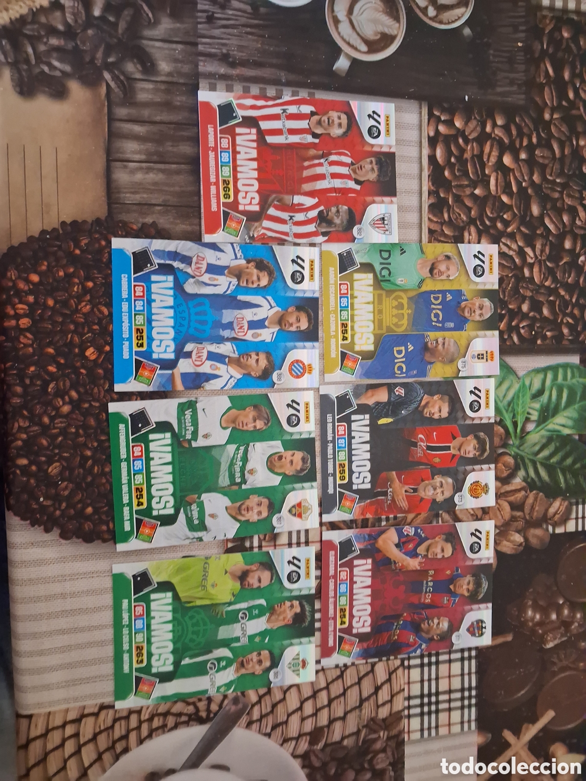Figurine di Calcio: Adrenalyn 25 26 lote de 7 cartas vamos diferentes ver fotos