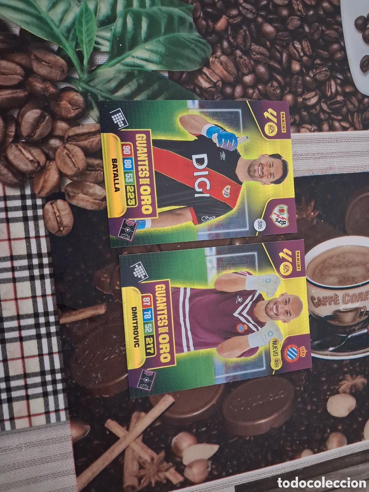 Figurine di Calcio: Adrenalyn 25 26 lote de 2 cartas guante de oro diferentes ver fotos