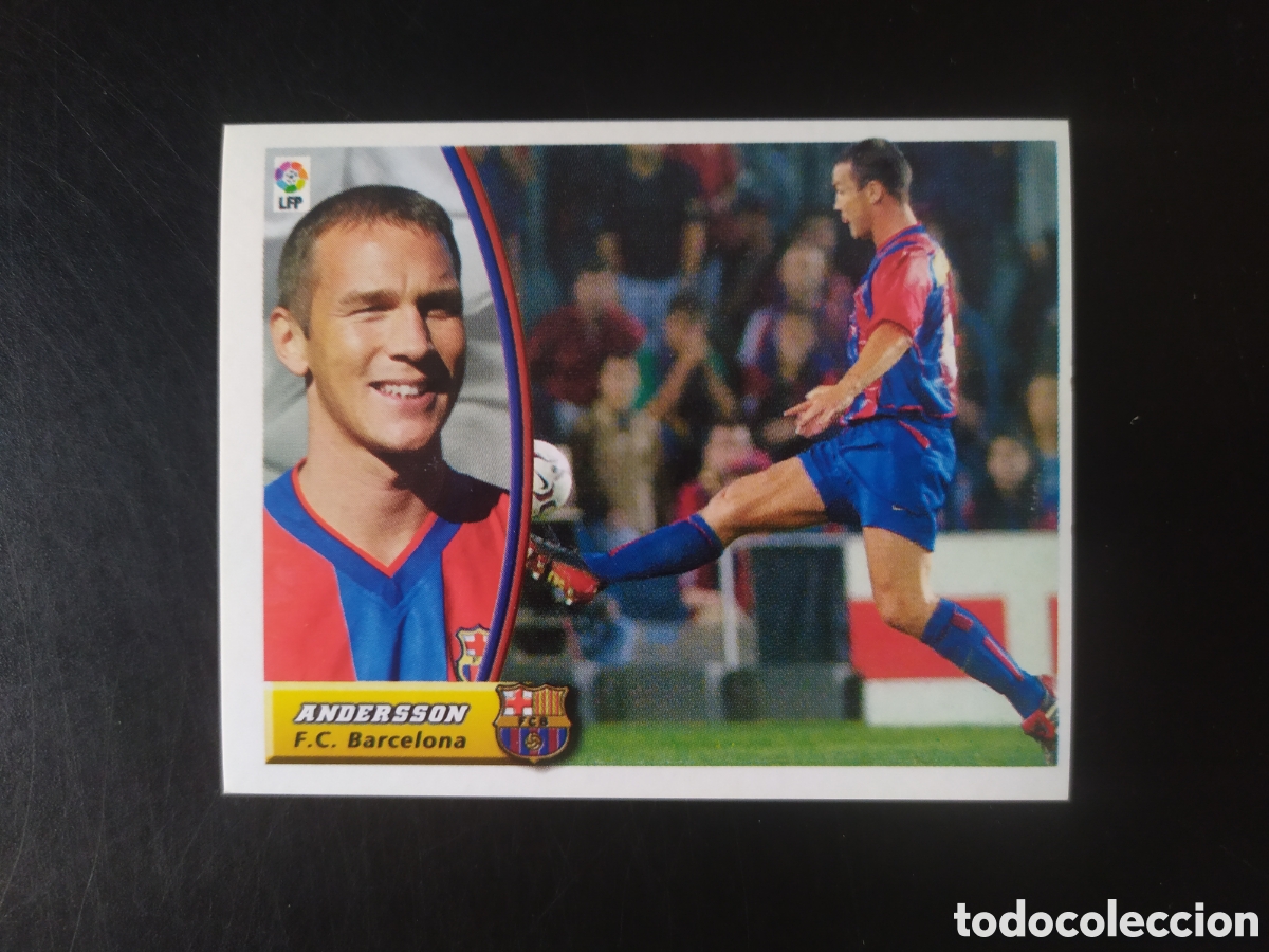 Cromos de F&uacute;tbol: Liga este 2003 2004 03 04 panini Andersson Barcelona
