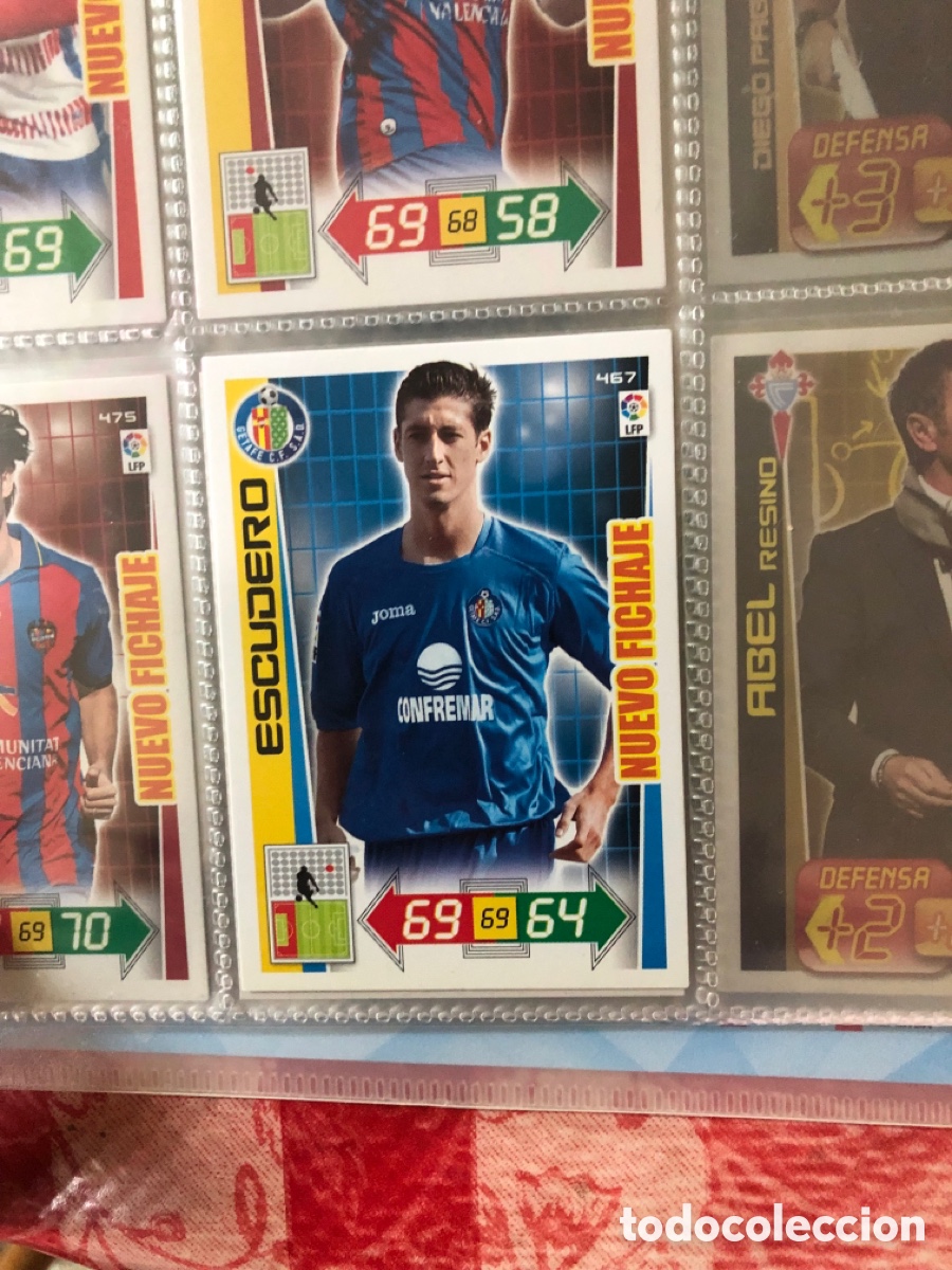 Cromos de F&uacute;tbol: Adrenalyn 2012 2013 nuevo fichaje escudero 467 Getafe