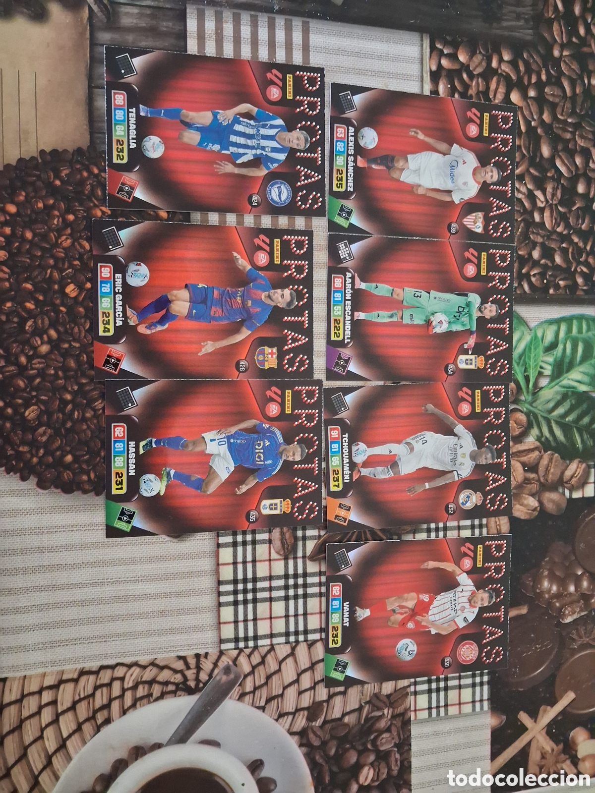 Cartes &agrave; collectionner de Football: Adrenalyn 25 26 lote de 7 cartas protas diferentes ver fotos