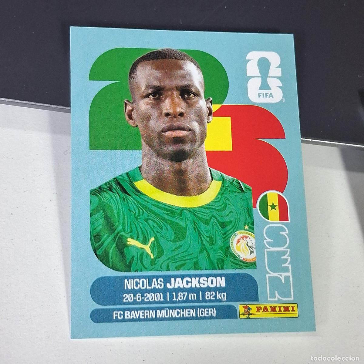 Figurine di Calcio: A27 SEN19 NICOLAS JACKSON 19 SENEGAL SEN MUNDIAL FIFA WORLD CUP 2026 STICKER PANINI