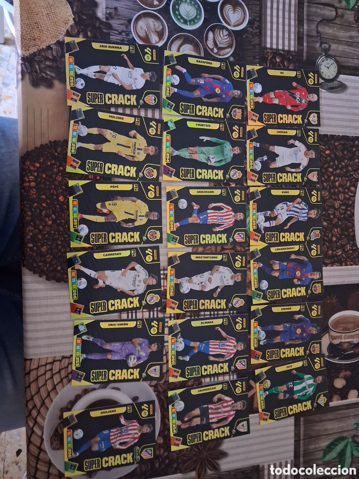 Cartes &agrave; collectionner de Football: Adrenalyn 25 26 lote de 18 cartas super crack diferentes ver fotos