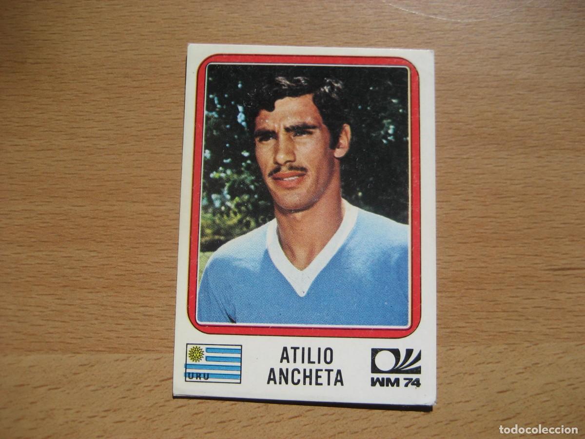 Cromos de F&uacute;tbol: MUNICH 74 - N&ordm; 224 ANCHETA - URUGUAY - PANINI - CAMPEONATO MUNDIAL DE FUTBOL 1974