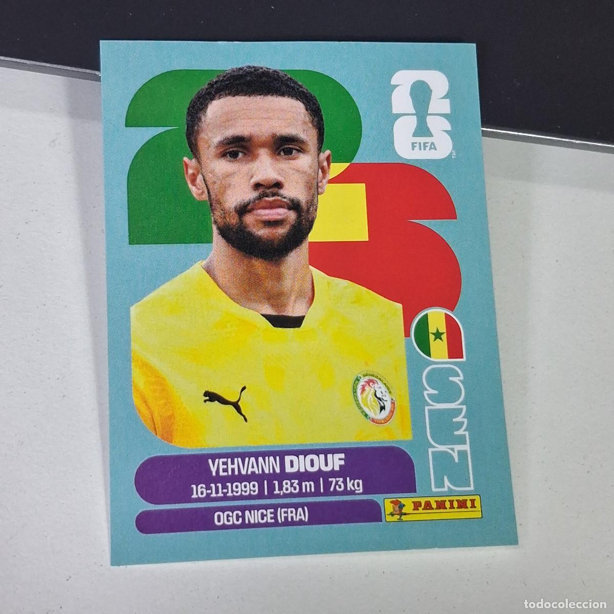 Cromos de F&uacute;tbol: A27 SEN3 YEHVANN DIOUF 3 SENEGAL SEN MUNDIAL FIFA WORLD CUP 2026 STICKER PANINI