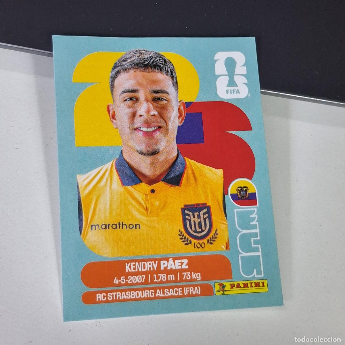 Cromos de F&uacute;tbol: A27 ECU11 KENDRY P&Aacute;EZ 11 ECU MUNDIAL FIFA WORLD CUP 2026 MUNDIAL FIFA WORLD CUP 2026 STICKER PANINI
