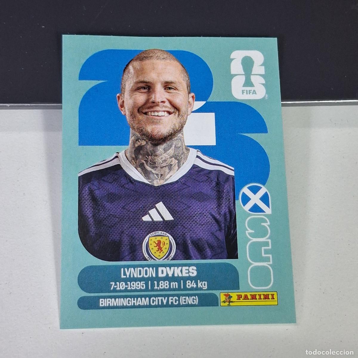 Football Stickers: A27 SCO18 LYNDON DYKES 18 ESCOCIA SCOTLAND SCO MUNDIAL FIFA WORLD CUP 2026 STICKER PANINI