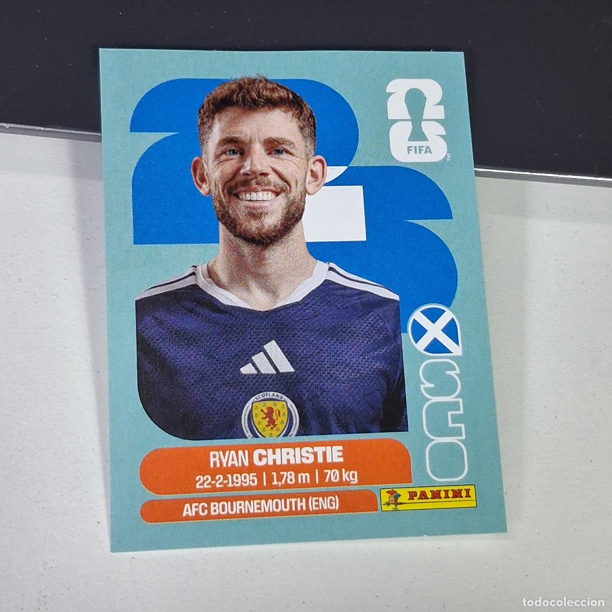 Football Stickers: A27 SCO15 RYAN CHRISTIE 15 ESCOCIA SCOTLAND SCO MUNDIAL FIFA WORLD CUP 2026 STICKER PANINI
