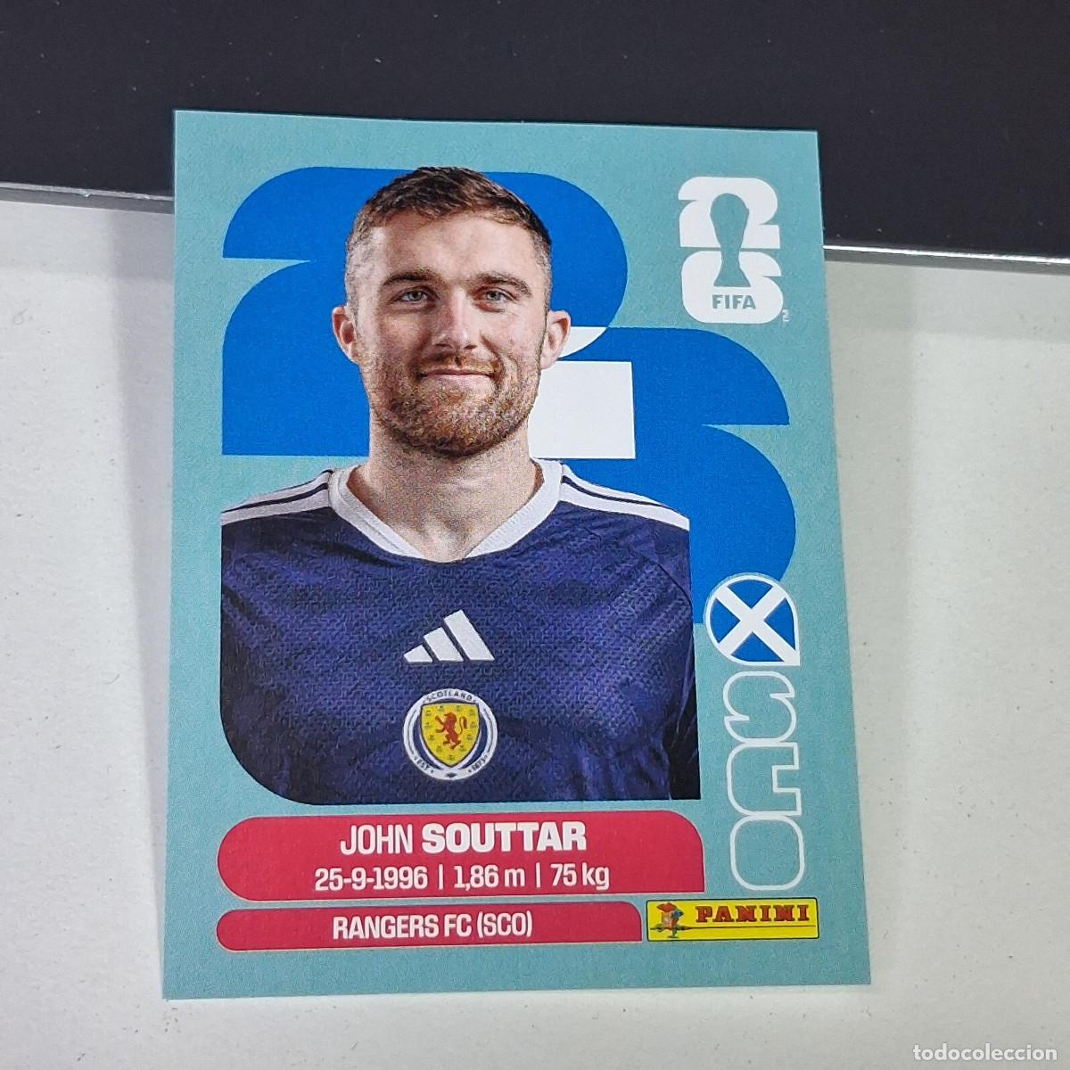 Cromos de F&uacute;tbol: A27 SCO8 JOHN SOUTTAR 8 ESCOCIA SCOTLAND SCO MUNDIAL FIFA WORLD CUP 2026 STICKER PANINI