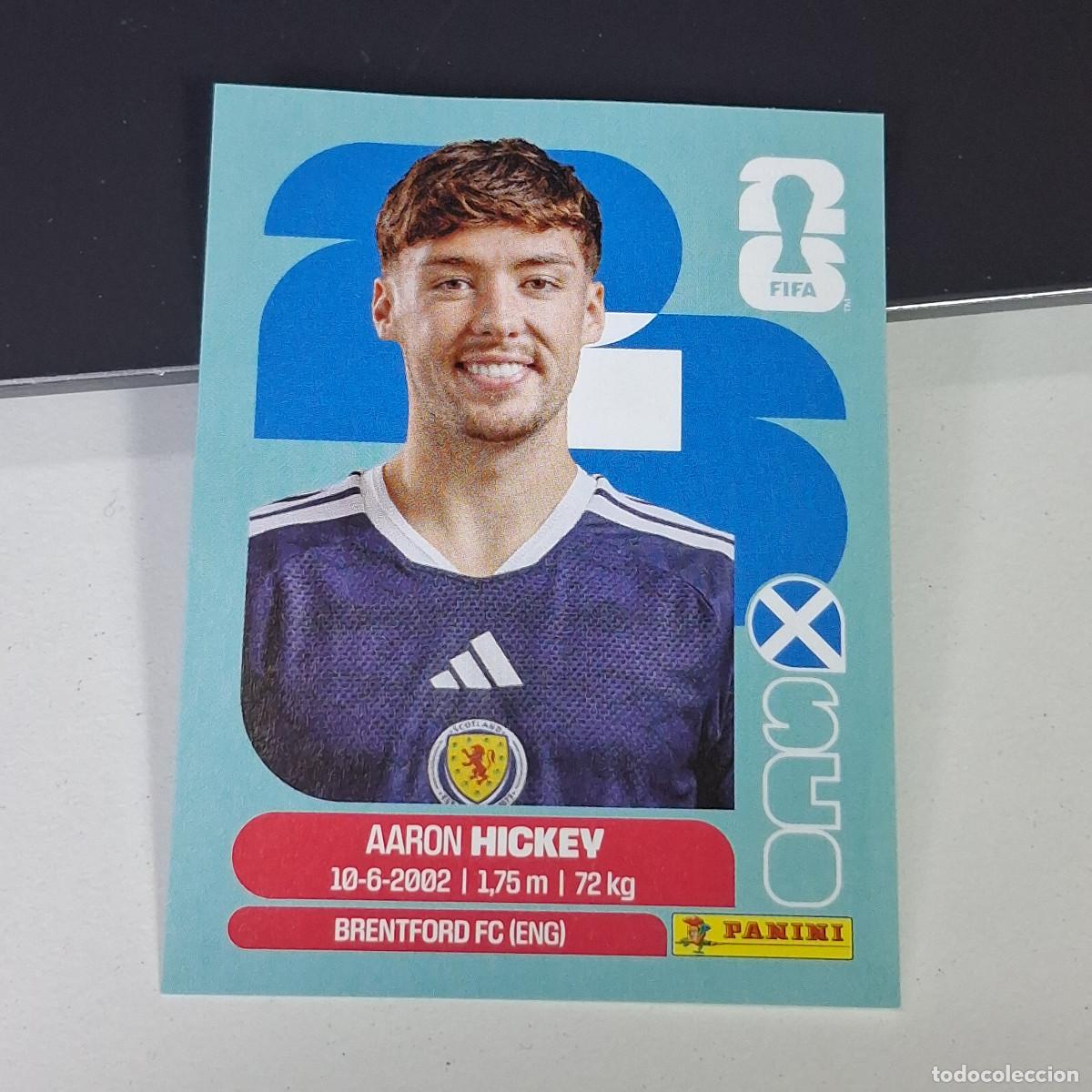 Cromos de F&uacute;tbol: A27 SCO5 AARON HICKEY 5 ESCOCIA SCOTLAND SCO MUNDIAL FIFA WORLD CUP 2026 STICKER PANINI
