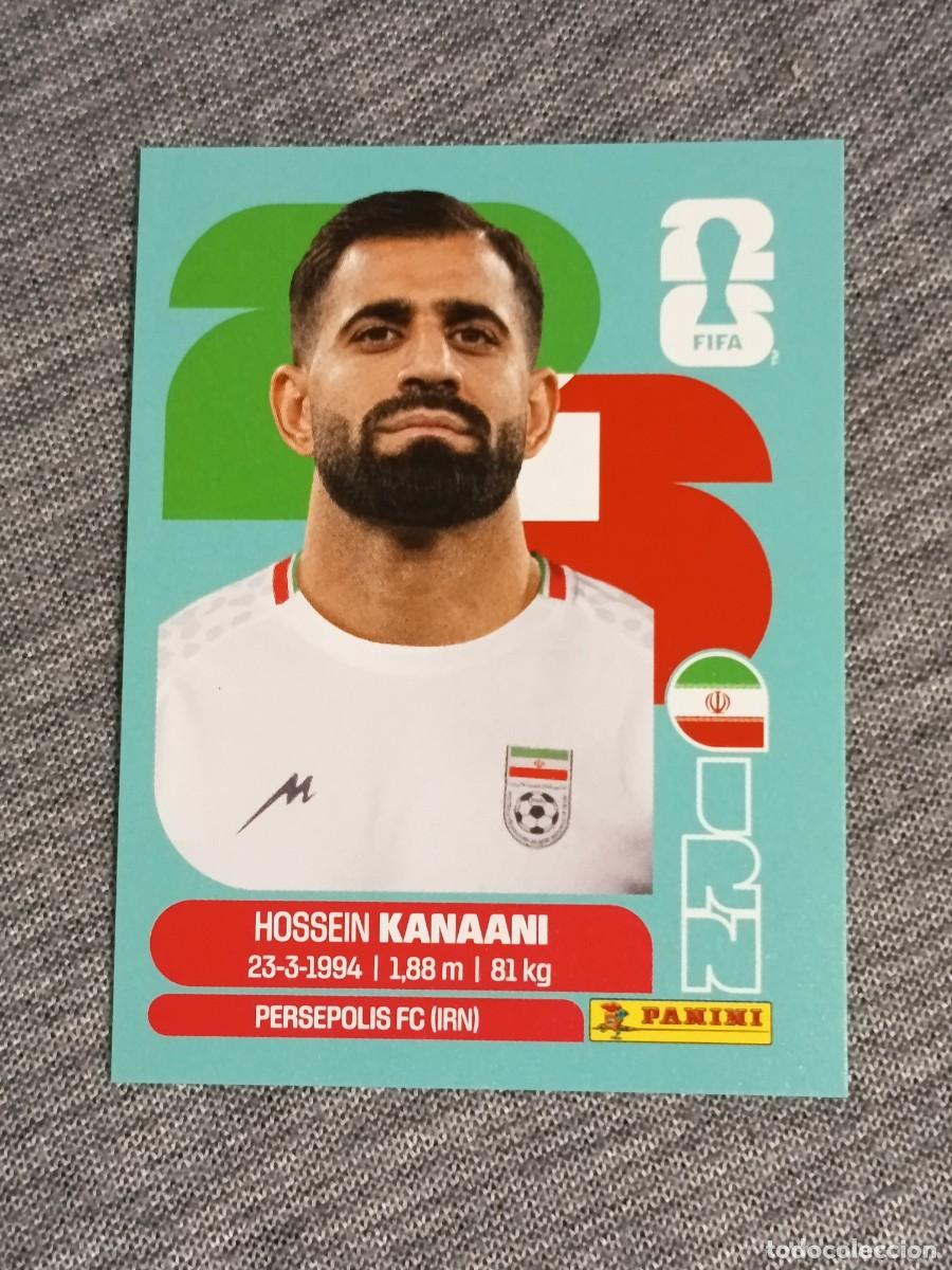 Cromos de F&uacute;tbol: KANAANI IRN 8 STICKER MUNDIAL 2026 PANINI FIFA WORLD CUP NUEVO