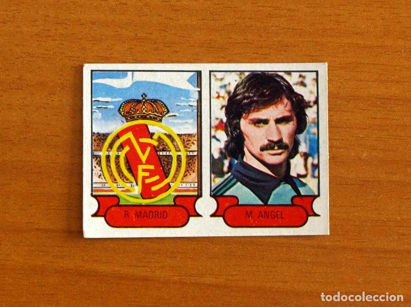 Cromos de F&uacute;tbol: Real Madrid - n&ordm; 55 Escudo-Miguel Angel - Editorial Ruiz Romero 1978-1979, 78-79 - Nunca Pegado