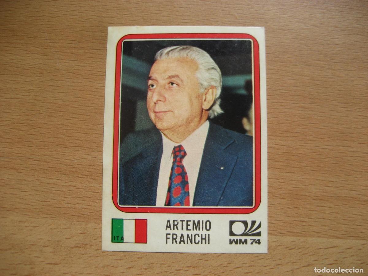 Cromos de F&uacute;tbol: MUNICH 74 - N&ordm; 286 ARTEMIO FRANCHI - ITALIA - PANINI - CAMPEONATO MUNDIAL DE FUTBOL 1974