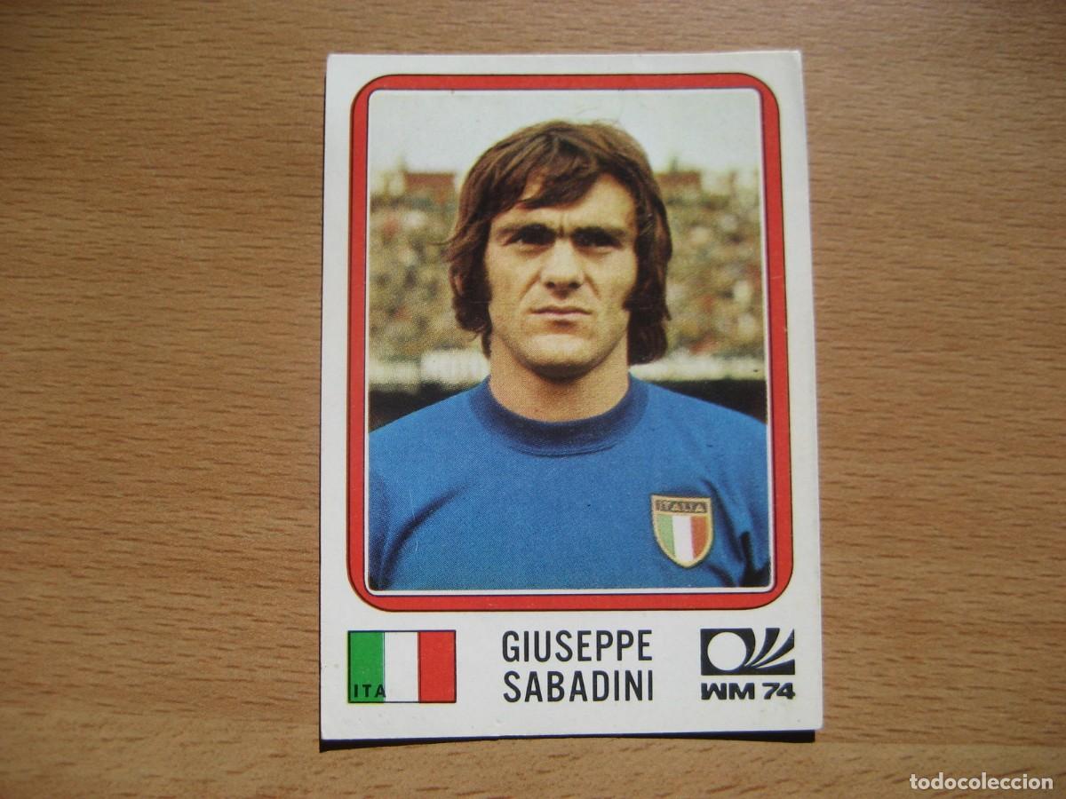 Cromos de F&uacute;tbol: MUNICH 74 - N&ordm; 291 SABADINI - ITALIA - PANINI - CAMPEONATO MUNDIAL DE FUTBOL 1974