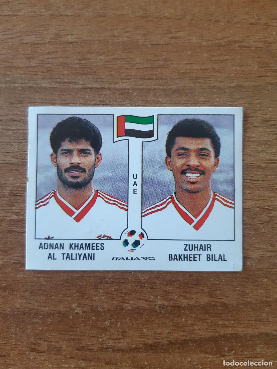 Cromos de F&uacute;tbol: N&deg;314 Al Taliyani - Bilal (Emiratos &Aacute;rabes Unidos) Mundial Italia 90 PANINI. Nunca pegado, sin pegar