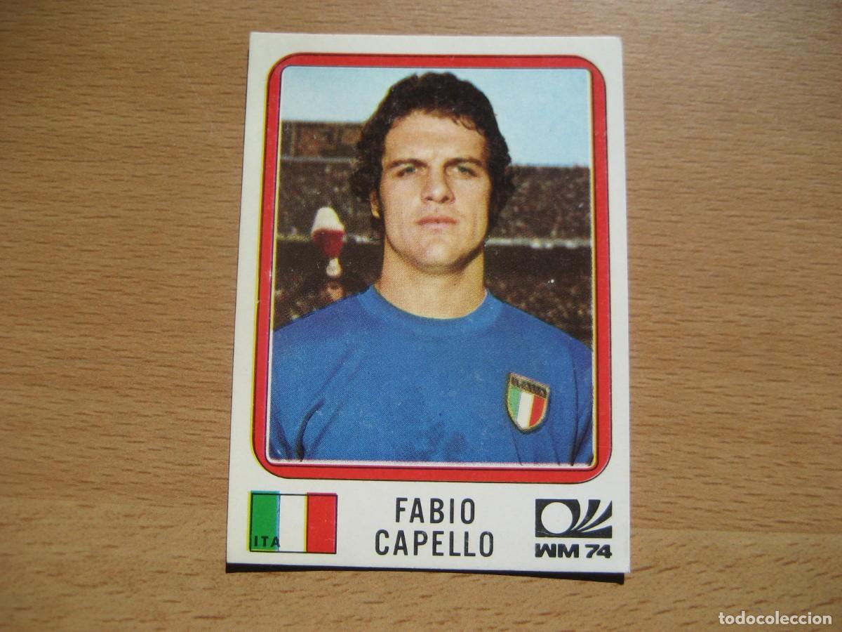 Cromos de F&uacute;tbol: MUNICH 74 - N&ordm; 298 FABIO CAPELLO - ITALIA - PANINI - CAMPEONATO MUNDIAL DE FUTBOL 1974