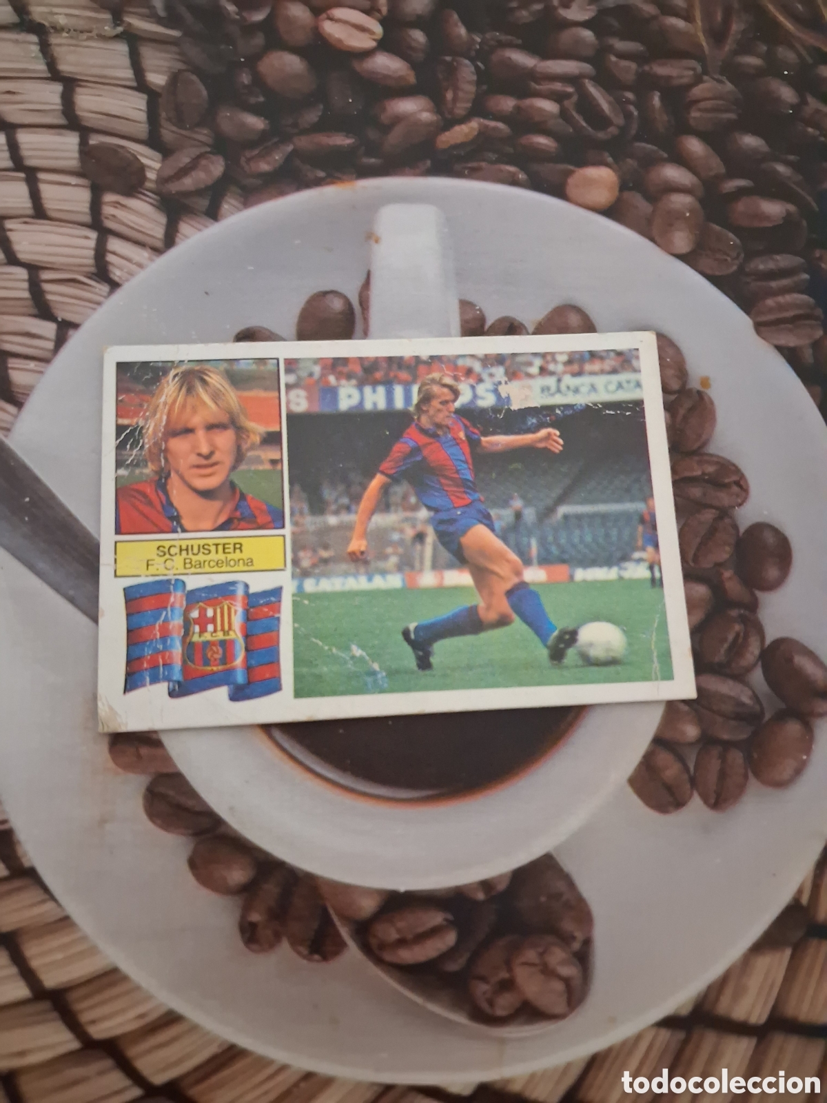 Cromos de Futebol: Liga este 82 83 schuster del Barcelona recuperado del &aacute;lbum ver fotos