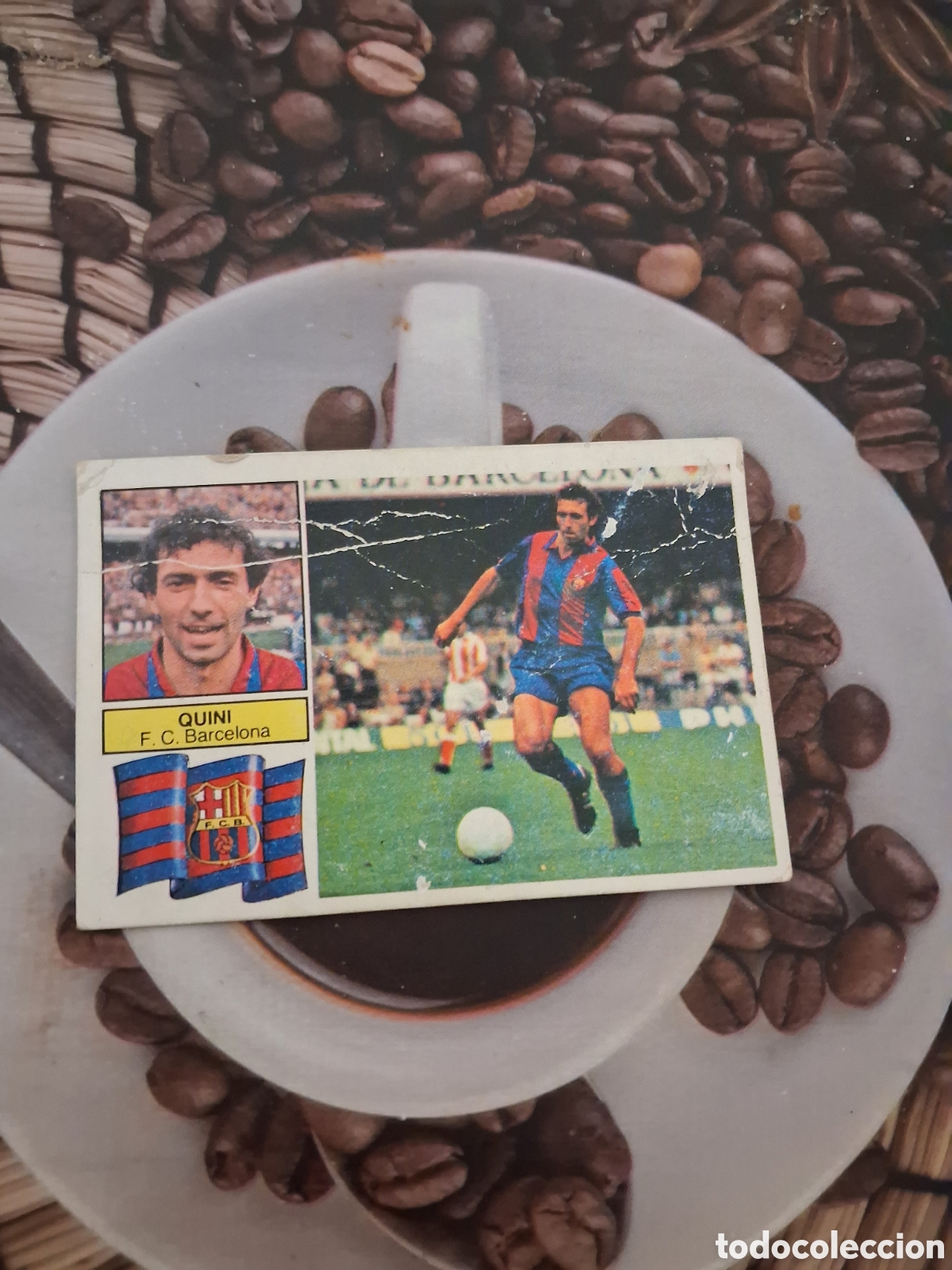 Cromos de Futebol: Liga este 82 83 quini del Barcelona recuperado del &aacute;lbum ver fotos