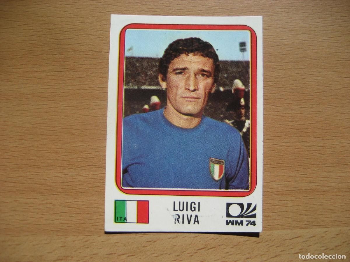 Fu&szlig;ball-Sticker: MUNICH 74 - N&ordm; 306 LUIGI RIVA - ITALIA - PANINI - CAMPEONATO MUNDIAL DE FUTBOL 1974