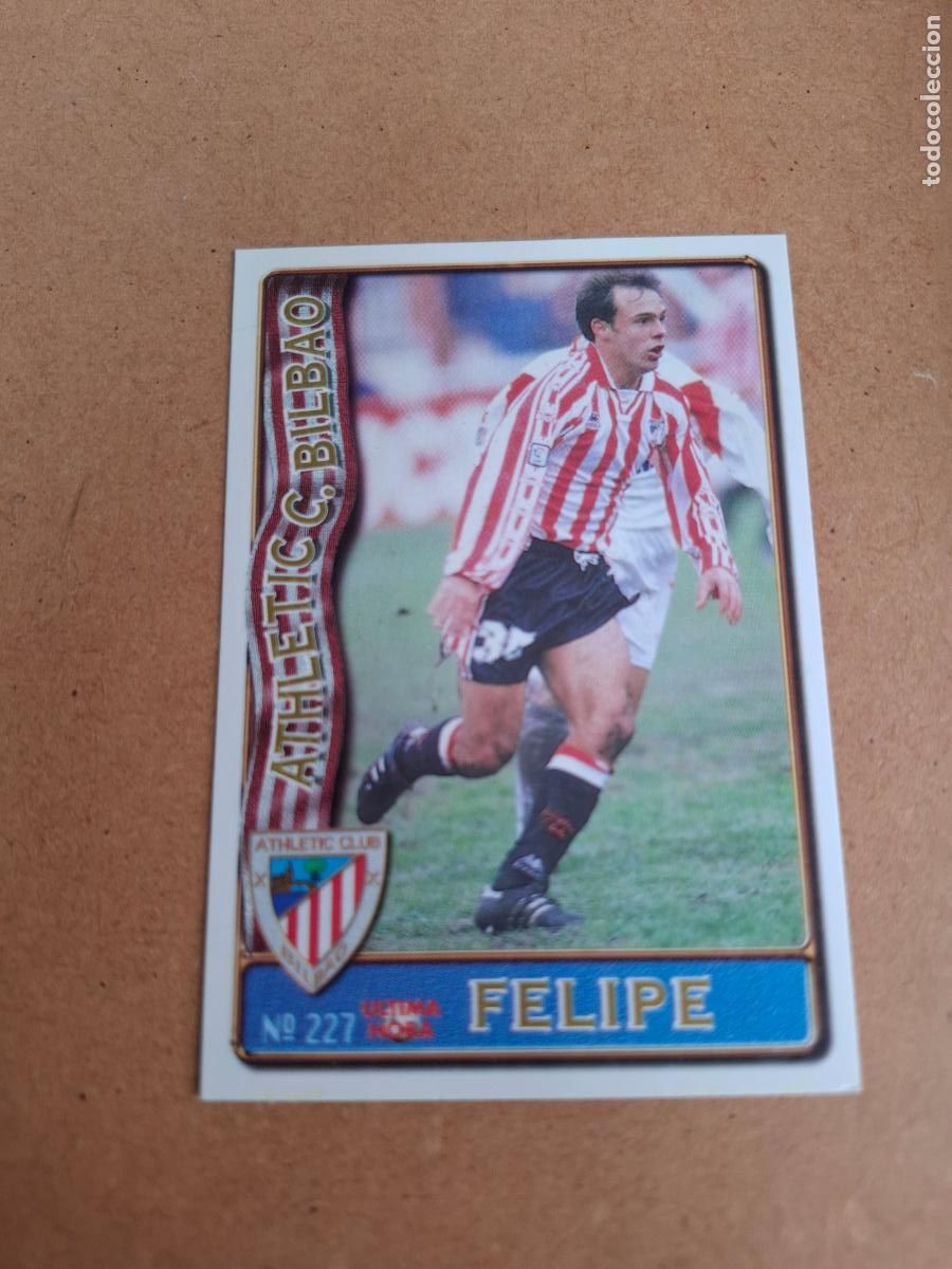 Cromos de F&uacute;tbol: MUNDICROMO 96 97 1996 1997 - UH 227 FELIPE - ATHLETIC CLUB