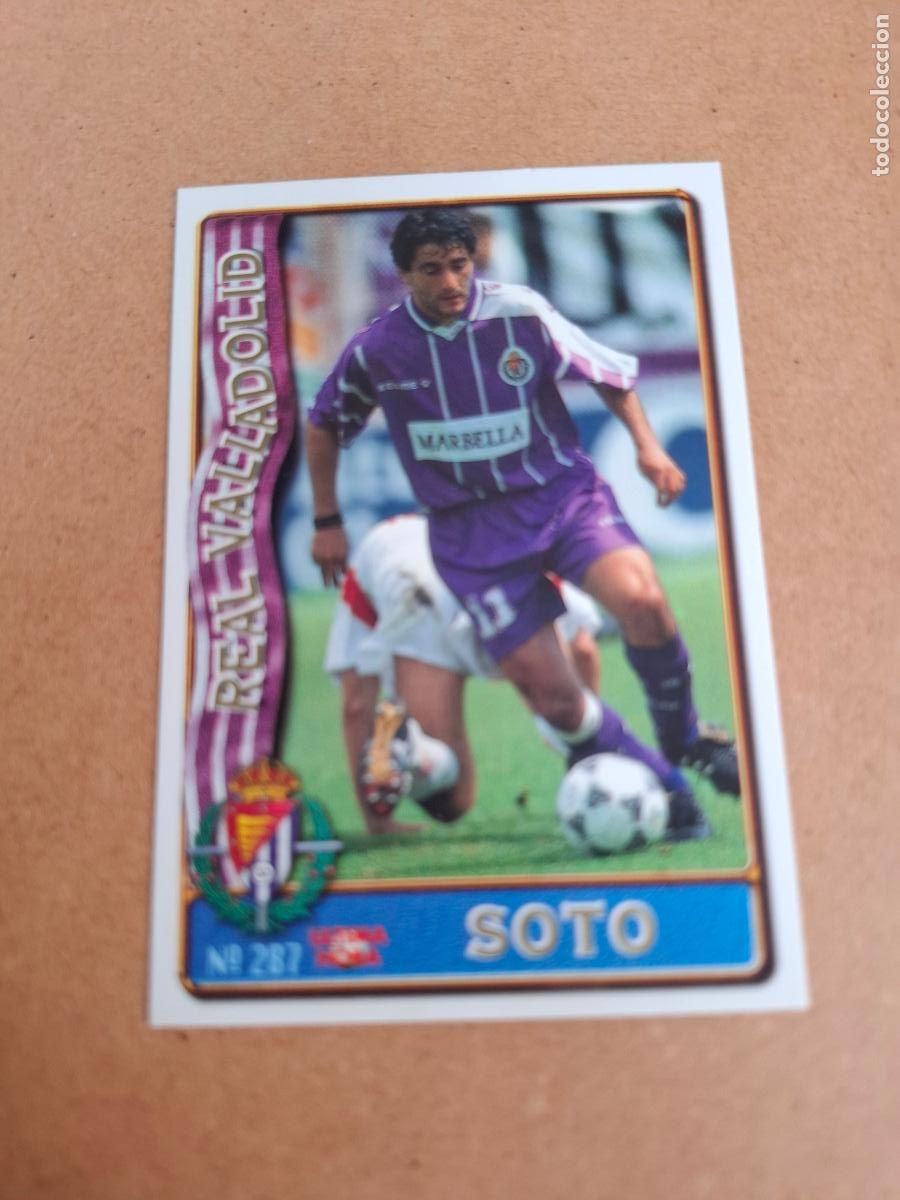 Cromos de F&uacute;tbol: MUNDICROMO 96 97 1996 1997 - UH 287 SOTO - REAL VALLADOLID