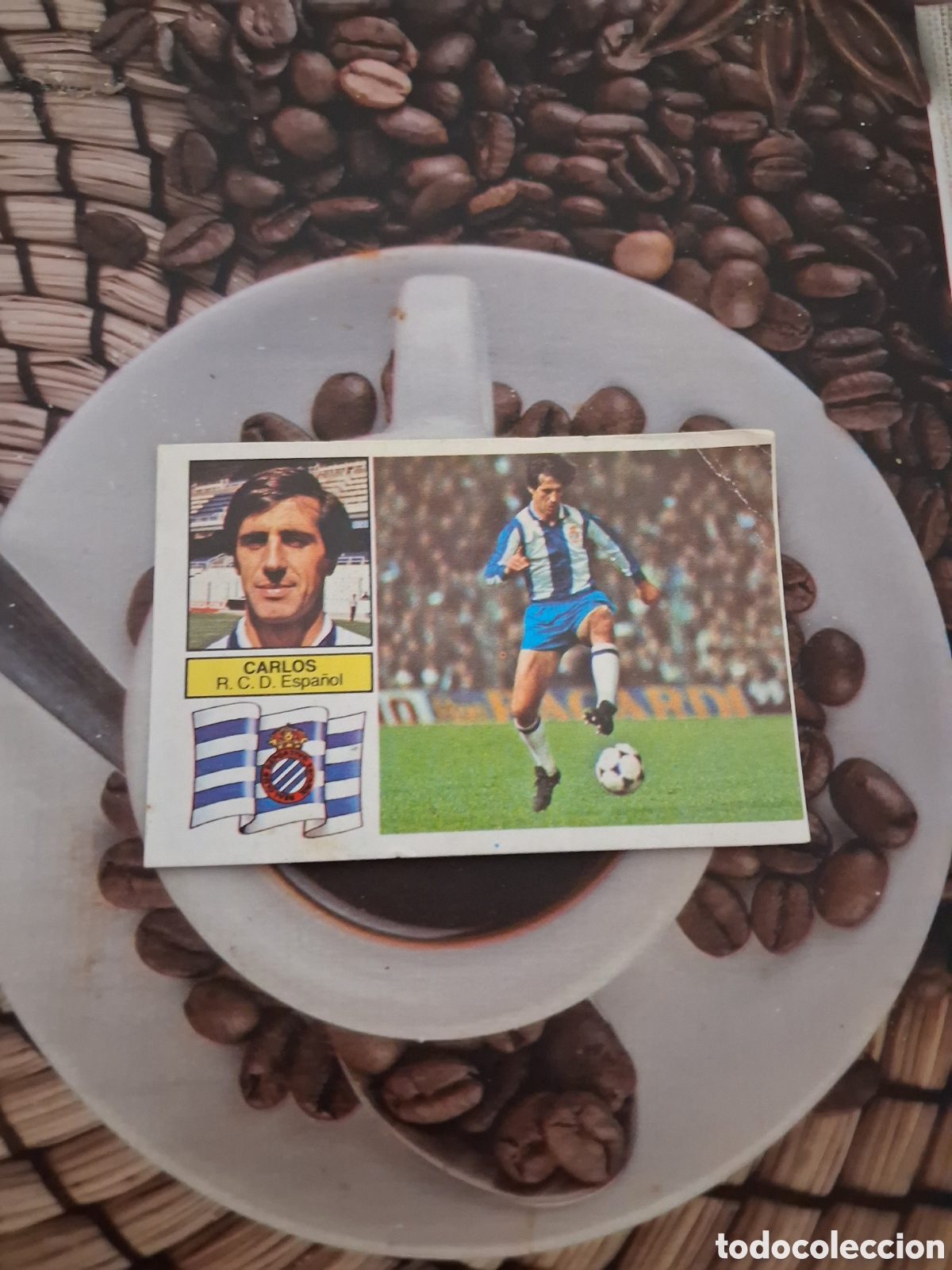 Cromos de F&uacute;tbol: Liga este 82 83 Carlos baja del espa&ntilde;ol recuperado del &aacute;lbum ver fotos