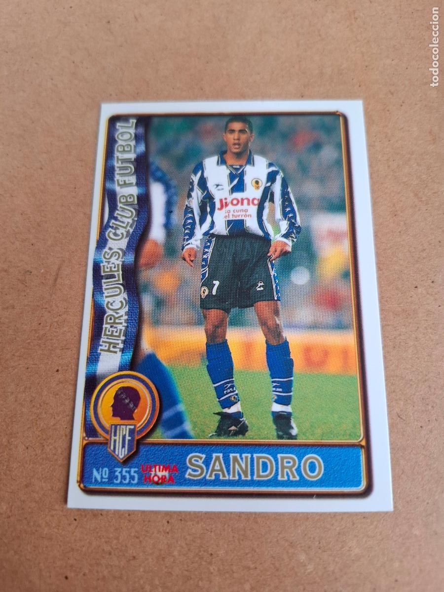 Cromos de F&uacute;tbol: MUNDICROMO 96 97 1996 1997 - UH 355 SANDRO - H&Eacute;RCULES CF