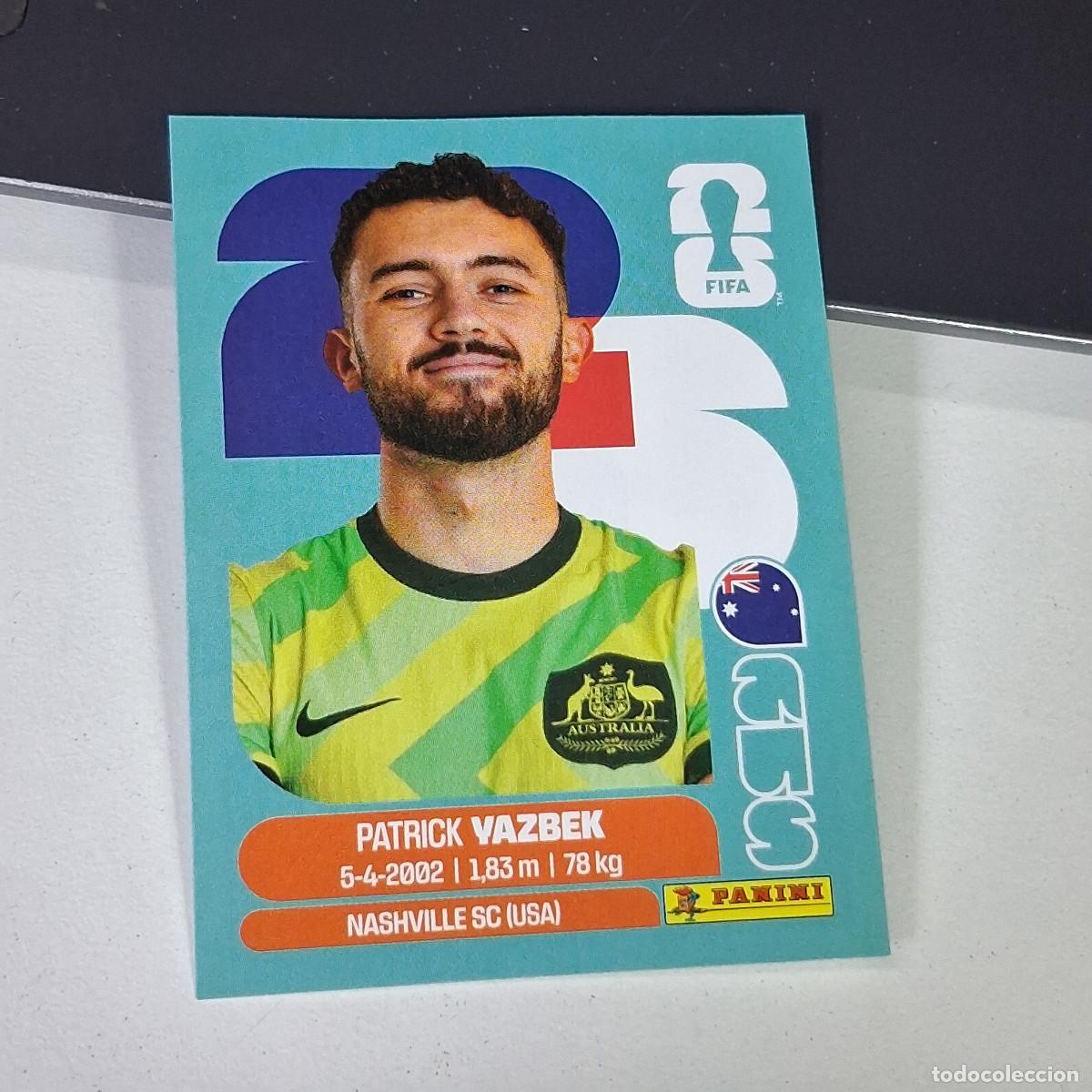 Cromos de F&uacute;tbol: A27 AUS16 PATRICK YAZBEK 16 AUSTRALIA AUS MUNDIAL FIFA WORLD CUP 2026 STICKER PANINI