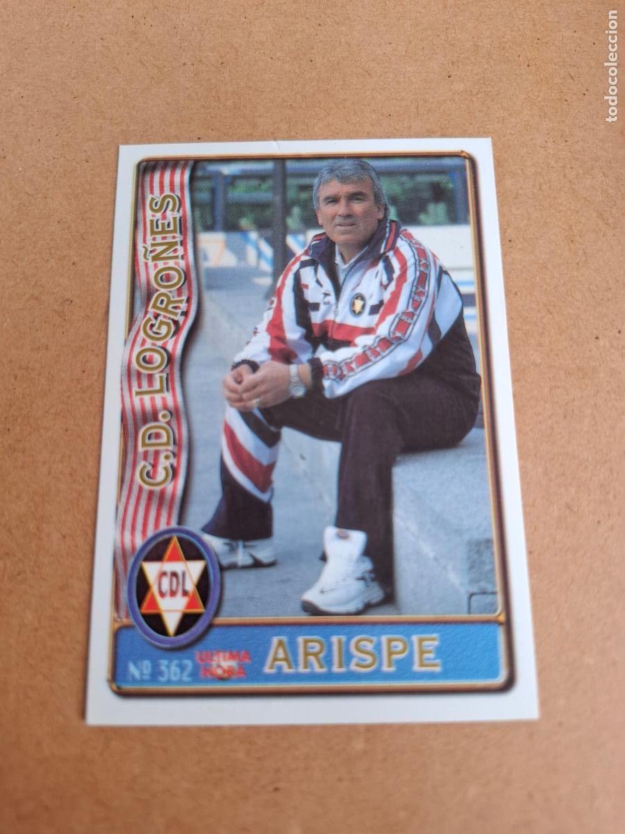 Cromos de F&uacute;tbol: MUNDICROMO 96 97 1996 1997 - UH 362 ARISPE - C.D. LOGRO&Ntilde;&Eacute;S