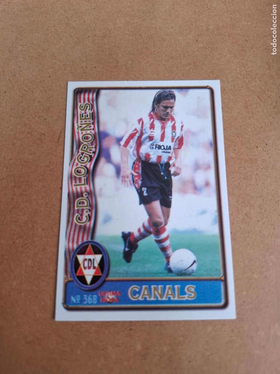 Cromos de F&uacute;tbol: MUNDICROMO 96 97 1996 1997 - UH 368 CANALS - C.D. LOGRO&Ntilde;&Eacute;S