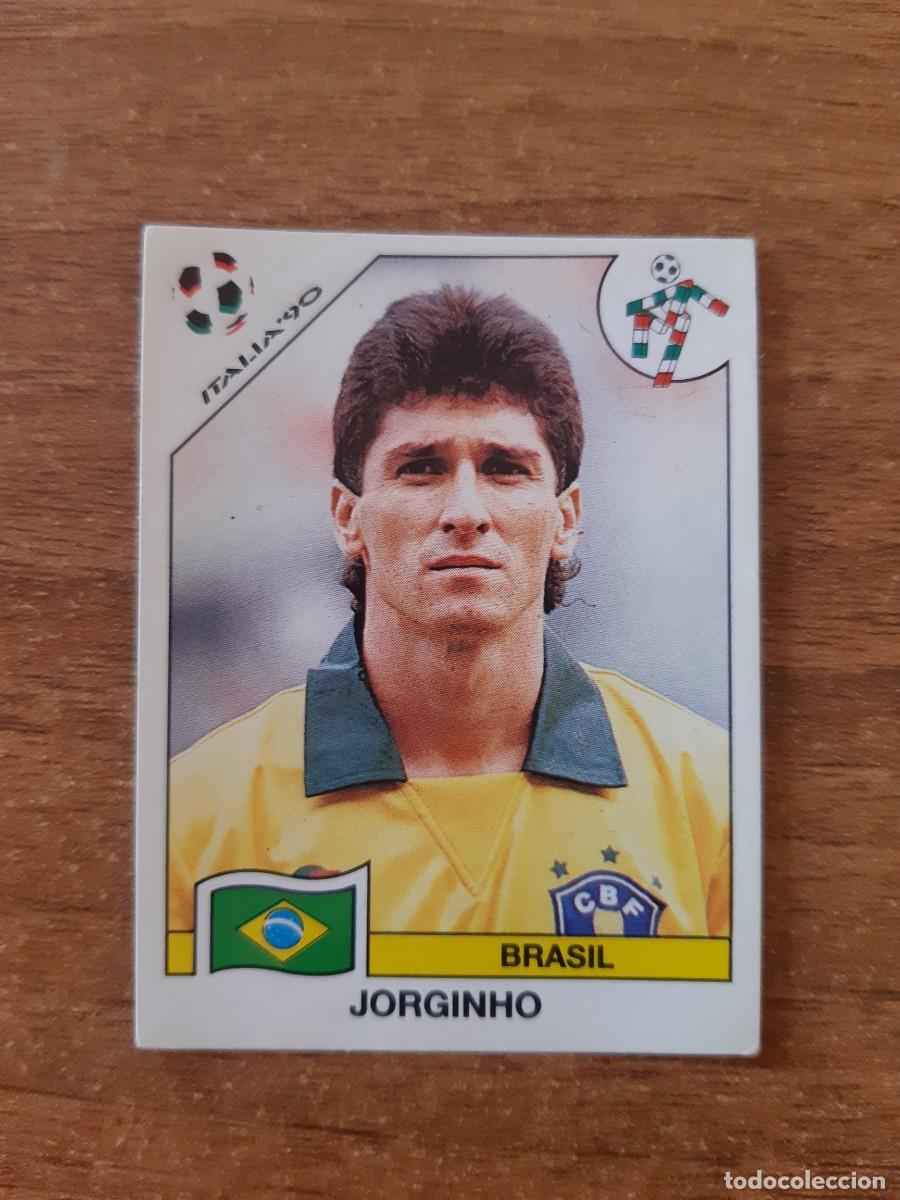 Cartes &agrave; collectionner de Football: N&deg;201 Jorginho (Brasil) Mundial Italia 90 PANINI. Nunca pegado, sin pegar
